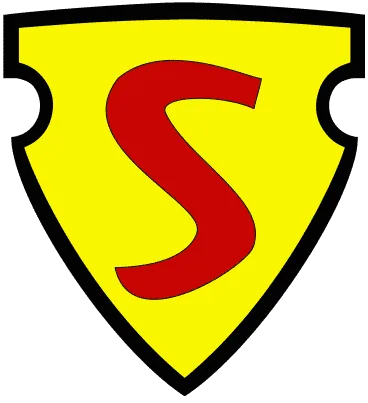 The plain triangular Superman chest emblem used in 1938